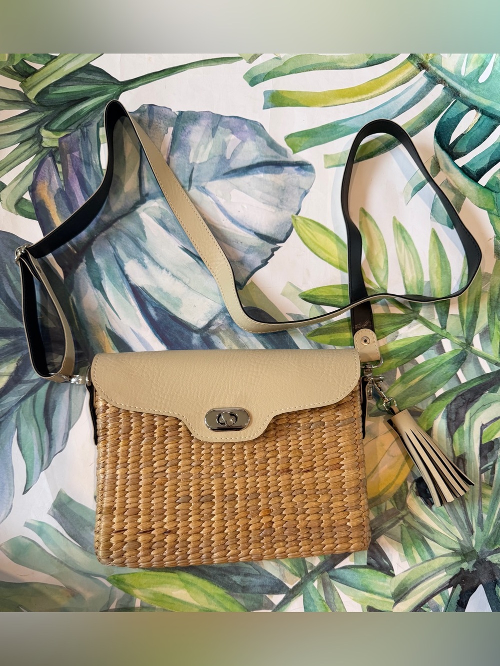 Sea & Grass Ella Wallet Crossbody - Ivory